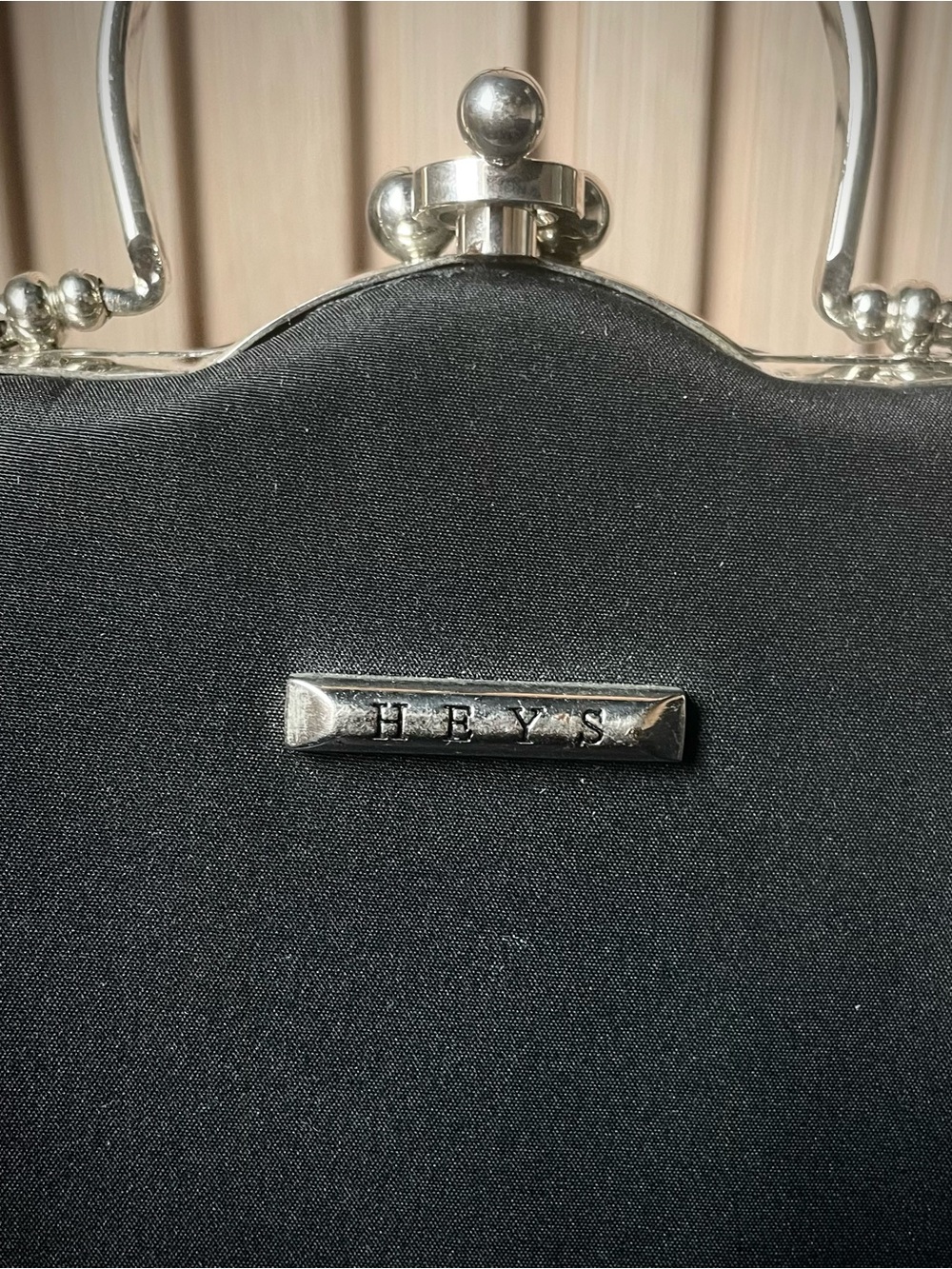 Black Vintage Top-Handle Evening Bag - Picture 5 of 6